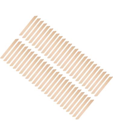 50pcs Wooden Wax Spatula Applicator Sticks - Best Hair Removal Tool for Legs Arms & Face - Buy Online on GoSupps.com