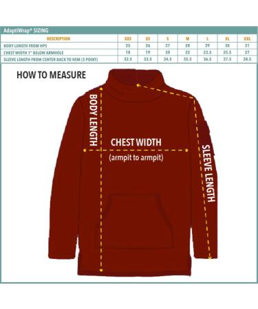 Twiddle AdaptiWrap - Adaptive Long-Sleeved Back Closure Shirt for Alzheimer s & Dementia Patients | XX-Small Cardinal - Shop Internationally - Buy Online on GoSupps.com