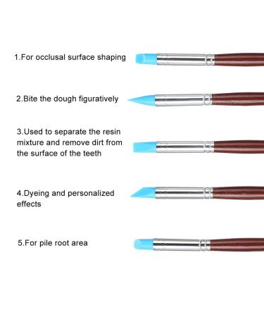 5pcs Silicone Pen Tooth Adhesive Tools - Carving & Molding Whitening Pens for Teeth International Shipping - Buy Online on GoSupps.com