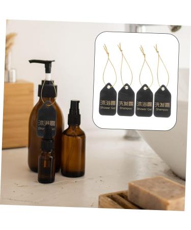 1 Set Logo Listing Shampoo Emblems Labels Vintage Acrylic Tag Shower Gel Tag Lotion Toiletries - Buy Online on GoSupps.com