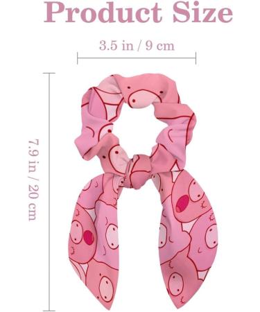 6 Pieces Elastic Long Hair Ties with Bow for kids Women Girls Pink Cat Meow Multi-colored 15 - Buy Online on GoSupps.com