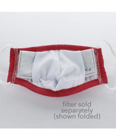 Small Child Fitted Cotton Face Mask with Filter Pocket - Reusable 3 Layer Washable Fabric Mask - Adjustable Ear Loops & Nose Bridge - Variety Packs Available - Buy Online on GoSupps.com