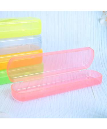 Alipis Travel Toothbrush Set - 5 PCS Toothbrush & Toothpaste Holder Case (21X5.5cm) - Perfect for International Travel - Buy Online on GoSupps.com