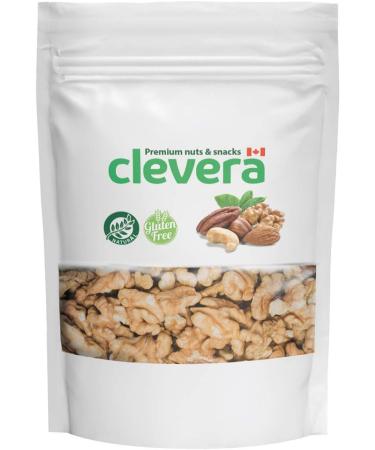 Clevera California Walnuts Halves Premium 2-lb - Fresh - Raw -Kosher - Small Batch - Sustainably Sourced - Straight from The Farm - Non-GMO - Gluten free 2.0 pounds - Buy Online on GoSupps.com