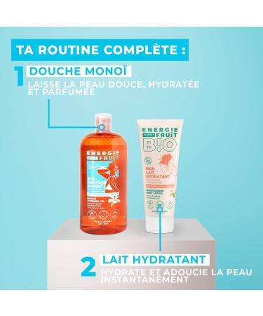 ENERGIE FRUIT | Gel Douche pH Neutre | Mono & Macadamia | Fabrication Fran aise | Vegan | 500ml Monoi 500 ml (Lot de 1) - Buy Online on GoSupps.com