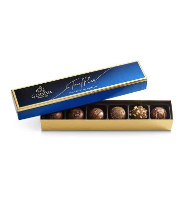 Godiva Chocolatier Truffles Assorted Gift Box, Milk Chocolate, 6 pc.
