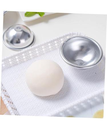 Cabilock Hemisphere Cake Pan 18 Pcs Bath Ball Making Supplies Mini Bath Mold Baking Tool Spherical Aluminum Alloy Cake Mold - Buy Online on GoSupps.com