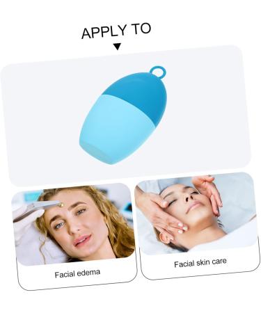 Buy Silicone Ice Cube Container & Compress Roller - Best Ice Cream Massage Tool for Face | 12.5x7cm - Buy Online on GoSupps.com