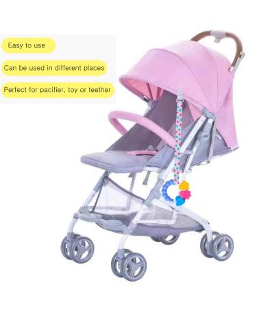 Buy Wylbjc Baby Pacifier Clips - Adjustable Washable & Multi-Colored Pacifier Strap Holder for Newborns | Modern Design for Girls & Boys - International Shipping Available - Buy Online on GoSupps.com