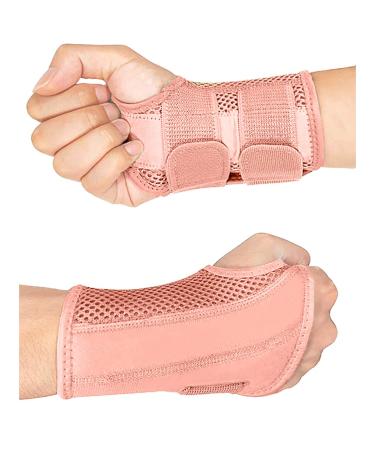 HYCOPROT Wrist Brace Night Wrist Sleep Support Splint Compression Sleeve Adjustable Straps for Wrist Pain Relief  Carpal Tunnel  Arthritis  Tendonitis  Fitness (Pink  S/M-Right Hand (Pack of 1)) S/M-Right Hand (Pack of 1... - Buy Online on GoSupps.com
