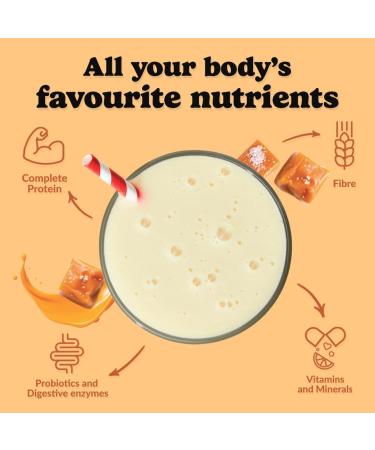 Good Protein Vegan Plant-based Protein Powder 100% Natural Non-GMO Dairy-free Gluten-free Soy-free No Added Sugar and Nothing Artificial. Salted Caramel All-in-One Shake 880 grams Salted Caramel 880 g - Buy Online on GoSupps.com
