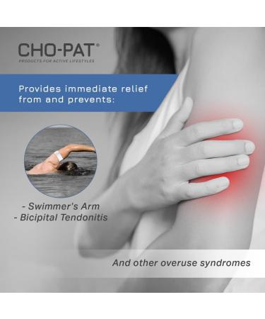 Cho-Pat Waterproof Upper Arm Strap for Swimmer's Arm - Large (Pack of 1) | Compression Band for Bicep and Tricep Tendonitis - Buy Online on GoSupps.com