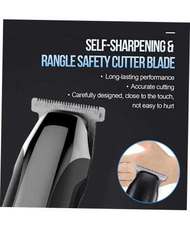 Beatifufu Mens Beard Trimmer Hair Cutting Tools Beard Trimmer for Men Barber Clippers Electric for Men Electric Hair Trimmer Body Trimmer for Men Man Bracket White Water Proof - Buy Online on GoSupps.com
