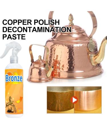 Cleaning Spray for Brass Brass Cleaner and Polish Spray Copper Cleaner and Polish for Pots and Pans Metal Cleaner and Rust Remover for Brass 1pcs - Buy Online on GoSupps.com