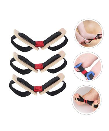 3pcs Toe Strap Set for Toe Alignment and Exercise | Elastic Bands for Big Toe and Thumb | Foot Brace for Eversion Bracket | Toe Straightener and Exerciser - Buy Online on GoSupps.com
