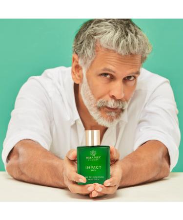 Impact Man Eau De Cologne Perfume with Mandarin Orange Patchouli Cedar | Woody Citrusy Long Lasting EDC Fragrance Scent Spray for Men 100 ML 3.38 Floz. - Buy Online on GoSupps.com