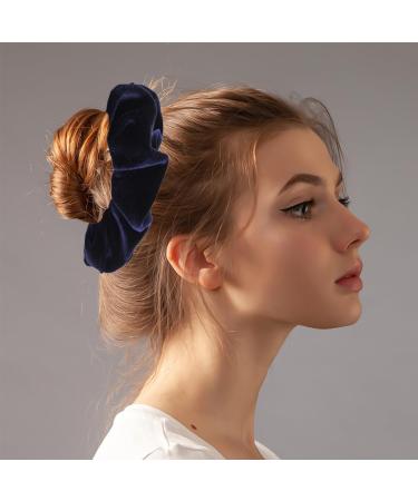 12 Pieces of Velvet Hair Ties French Large Hair Ties Extra Large Hair Ties Women's Hair Ties Suitable for Masquerades Parties Birthdays Daily Wear (12 Colors) - Buy Online on GoSupps.com
