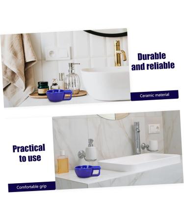 Angoily Ceramic Shaving Bowl Tool | Face Foam Bowl Supplies for Men - International Shipping Available - Buy Online on GoSupps.com
