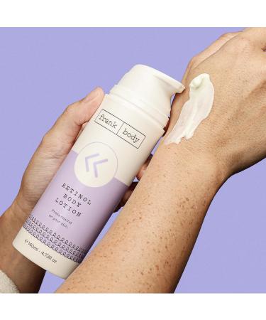 frank body Retinol Body Lotion | Vegan Anti-Aging Moisturizer | Reduce Fine Lines & Hyperpigmentation | 4.73 fl oz - Buy Online on GoSupps.com