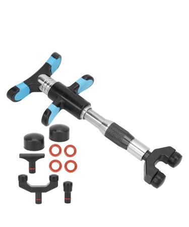 Manual chiropractic tools multifunctional manual chiropractic tools with 10 courses stainless steel vertebral adaptation massage tool for at home (black)
