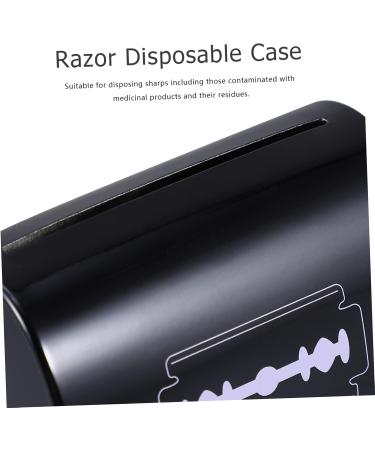 PopetPop Razor Blade Disposal Box - Safe Storage for Used Blades & Sharp Objects | 6 STK Klinge Container - Buy Online on GoSupps.com