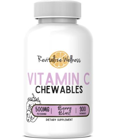 Revitalize Wellness Bundle | Fine Powder Vitamin C 454 Servings and Vitamin C Chewables (Berry Blast) 60 Servings - Buy Online on GoSupps.com