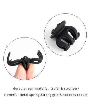 FRDTLUTHW Small Flower Hair Claw Clips Black 20 Pack - Mini Hair Clips for Women and Girls - Buy Online on GoSupps.com