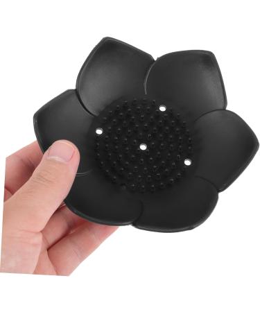 FONDOTIN 4pcs Lotus Soap Holder Soap Dish Shower Soap Stand Floral Soap Trays Countertop Soap Organizer Kitchen Cleaning Sponge Holder Soap Case Silica Bracket Multifunction - Buy Online on GoSupps.com