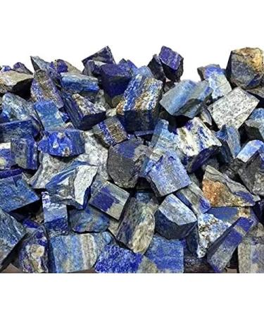 6pc 35g-50g Natural Blue raw Quartz Stone Lapis Lazuli Rough Crystal Minerals Chakra Reiki Balancing - Buy Online on GoSupps.com