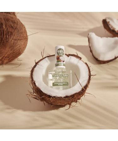 Deborah Milano Pure Formula Oil for Nails & Cuticles | Natural Ingredients & Organic Coconut Oil | 8.5 ml - Nourish & Soften Skin - Buy Online on GoSupps.com