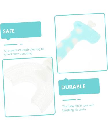 Shop Minkissy 6-Piece U-Design Children s Manual Toothbrush Set | Soft & Safe for Newborns | Cartoon Abdominal Muscles | International Shipping - Buy Online on GoSupps.com