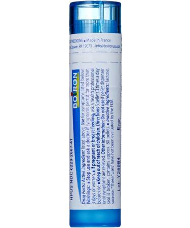 Boiron Ipecacuanha 30C - Homeopathic Nausea Relief | 5-Pack of 80 Pellet Tubes - Shop Internationally - Buy Online on GoSupps.com