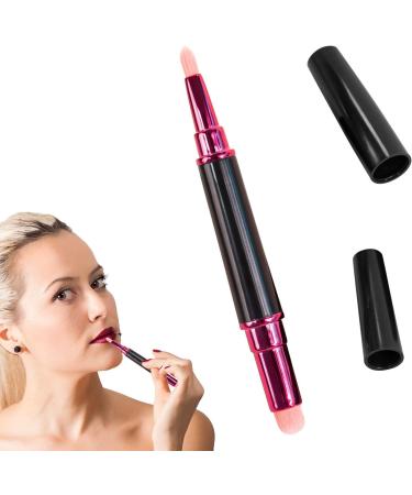 Retractable Lip Brush Concealer Makeup | Lipstick blending brush | Retractable lip brush | Precision lip brush | Lipstick applicator brush | Lip Brush For Lipstick | Gold Retractable Lip Makeup Brush - Buy Online on GoSupps.com