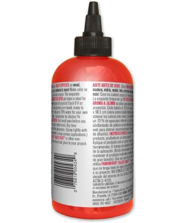 Unicorn SPiT Gel Stain & Glaze Molly Red Pepper 8.0 FL OZ - Pack of 1 | Vibrant Color for DIY Projects - Buy Online on GoSupps.com