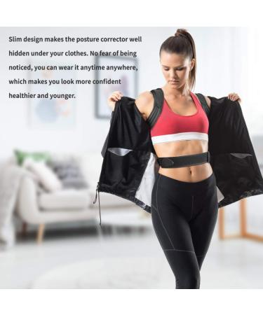 Back Brace Posture Corrector Posture Corrector for Women & Men Upper Back Brace Shoulder and Adjustable Back Support Brace Posture Belt for Women Men & Teenagers for Shoulder & Back(Suitable 35-43'') - Buy Online on GoSupps.com