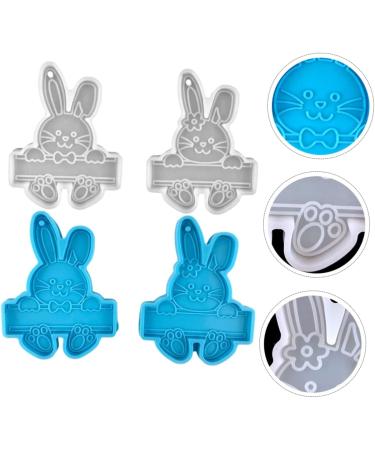 COHEALI 20 Pcs Rabbit Mold Candy Mold Gummy Mold Easter Earrings Mold Key Chain Molds Portable Lovers Tag - Buy Online on GoSupps.com