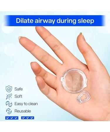 Silicone Magnetic Anti Snoring Nose Clip - Effective Snoring Solution (4 Pcs) - Buy Online on GoSupps.com