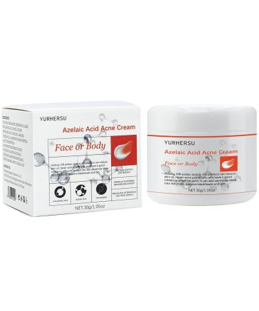 Azelaic Acid Acne Cream with Aloe Extract - Oil Control & Deep Cleaning for Sensitive Skin - Moisturizing Anti-Acne Skin Care - Buy Online on GoSupps.com