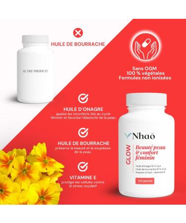 Huile d Onagre & Huile de Bourrache 120 Capsules Premi re Pression Froid Riche en GLA (Om ga-6) Avec Vitamine E - Buy Online on GoSupps.com