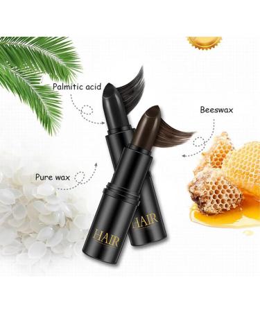 thinning hair 1PC Temporary Hair Color Modified Cream Color Repair Stick Hair Line Concealer Portable Hair Dye Kit Root Cover Up For Modify Your Hair Color(Black) - Buy Online on GoSupps.com