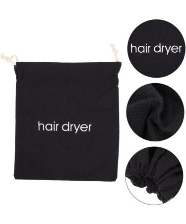 TOVINANNA 2pcs Hair Dryer Storage Bag Hairdryer Organizer Hair Dryer Bag Drawstring Hair Dryer Bonnet Fabric 33.00X30.00X0.50CM As Shown 1 - Buy Online on GoSupps.com