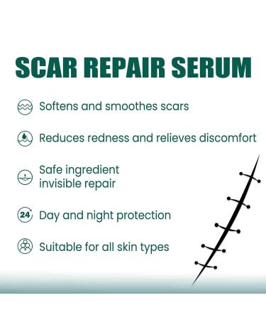 Scar Repair Serum - Effective Treatment for Old and New Scars | Men and Women | 2pcs - Buy Online on GoSupps.com