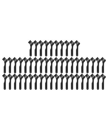 Robust PP Shaving Brush Cleaning Tool - 50 Pieces for Keyboards & Appliances - Superior Cleaning Performance with Hanging Hole | International Shipping - Buy Online on GoSupps.com
