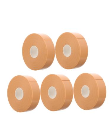 MERRYHAPY 5 Rolls Foam Eye Pads Eyeshadow Tape Makeup Tape Beauty Salon Supplies Eyelash Fabric Tape Fabric Tape Eyelash Grafting Eyelash Tapes Lash Tech Foam Grip Tape X5m Sponge With Line 8.5x8.5x2.5cm Orange