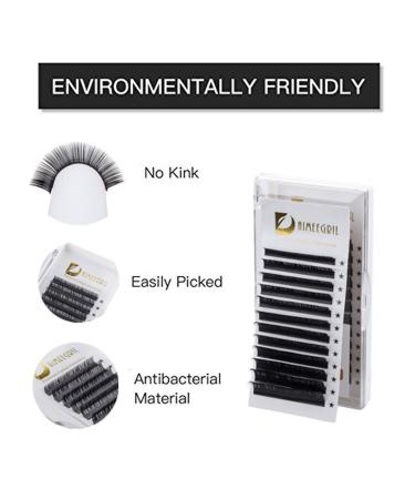 Eyelash Extension 0.15 CC Curl Mink | Classic Faux Mink Individual Lashes | 8-15mm Mixed Tray for Salon Use - Buy Online on GoSupps.com