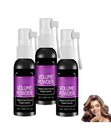 Fluffy volumizing spray No-wash volumizing hair spray Quick styling refreshing spray Increase volume 3pcs