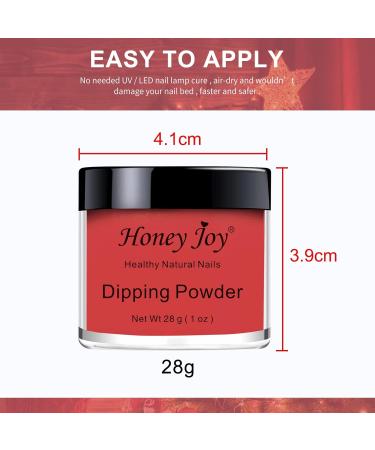 Honey Joy Dark Purple Nail Dip Powder 1oz (Dip-WD15) - Acrylic Color Pigment for Fine Dipping - Buy Online on GoSupps.com
