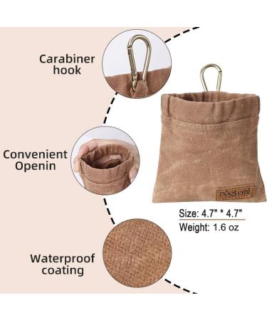 Puppy Dog Training Pouch | Hands-Free Dog Treat Bag with Carabiner - Grey - Buy Online on GoSupps.com