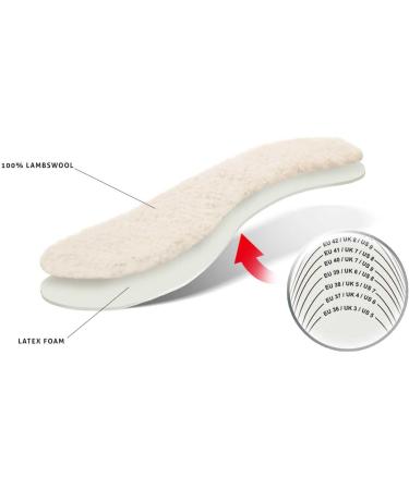 Buy Kaps Wool Insoles - 100% Natural Wool Made in Europe Cold Weather Comfort - Cut to Fit - Buy Online on GoSupps.com