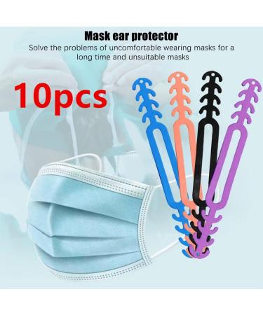 10/20 Silicone Face Ear Hooks - Adjustable Slip-Resistant Anti-Loss for Kids & Adults - Durable Black Buckle Strap - Premium Quality from China - Buy Online on GoSupps.com